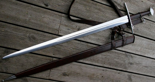 realistic medieval sword
