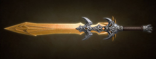 unrealistic fantasy sword