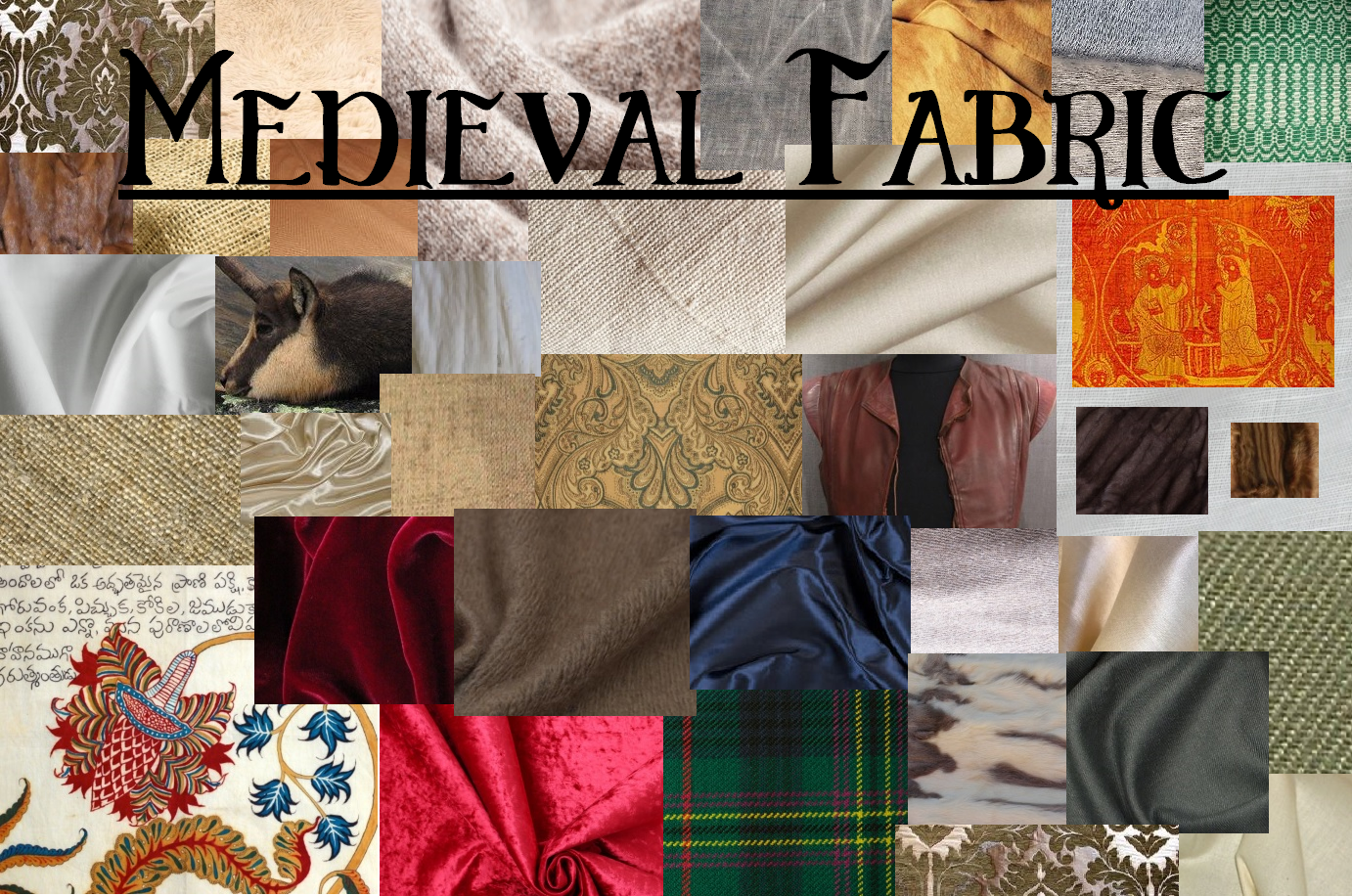 List of Medieval Textiles, Furs & Leather Fabric